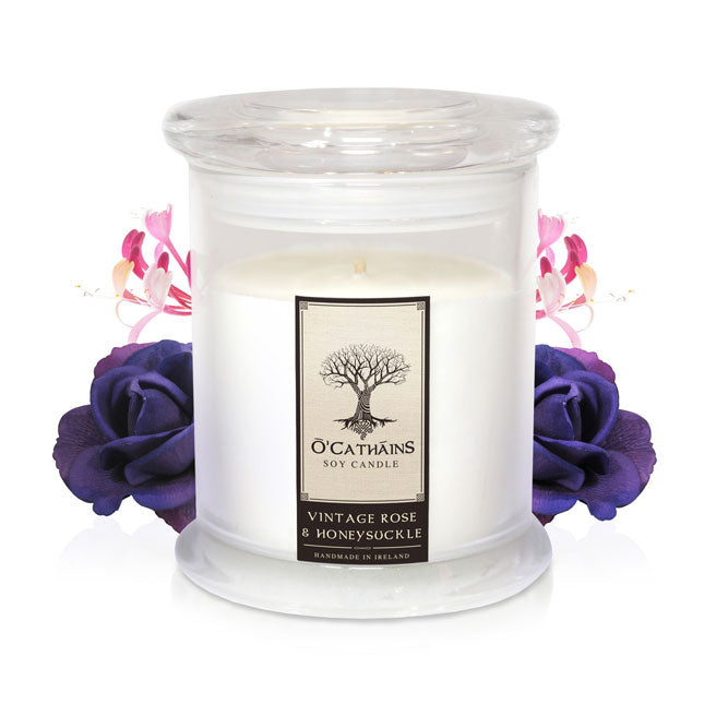 Vintage Rose & Honeysuckle Soy Candle